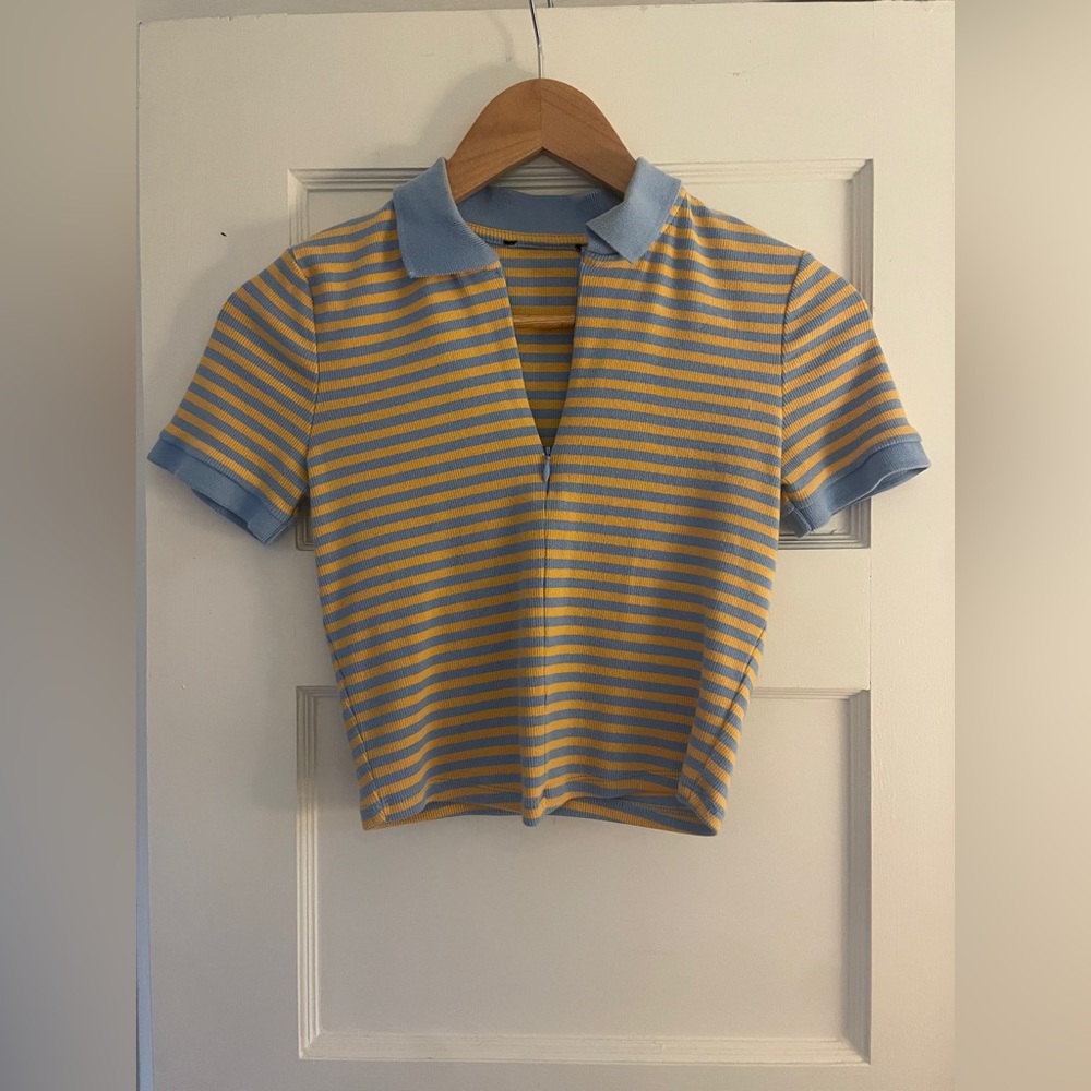 Zara Cropped Shirt